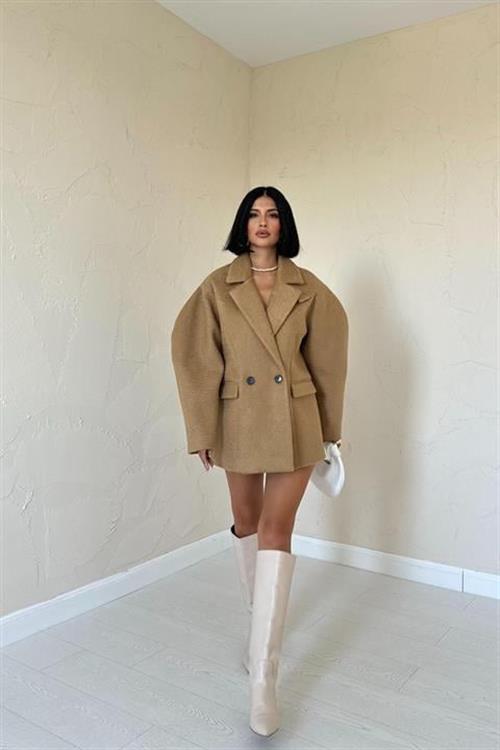 Wholesale Two-Button Coat - Camel