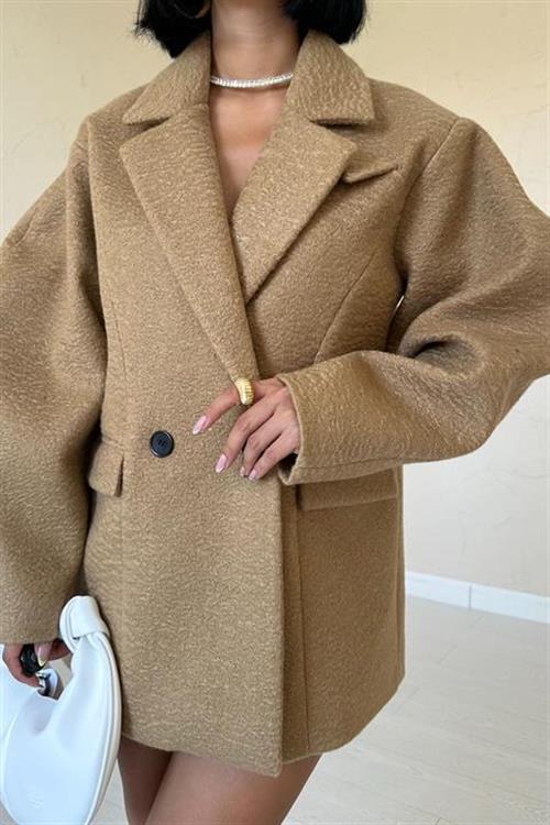Wholesale Two-Button Coat - Camel