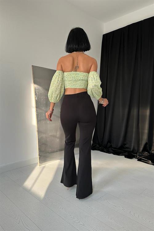 Wholesale Black Flared Leggings