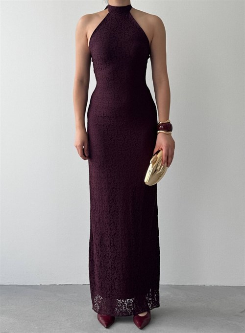 Jons Neck Tie Midi Dress