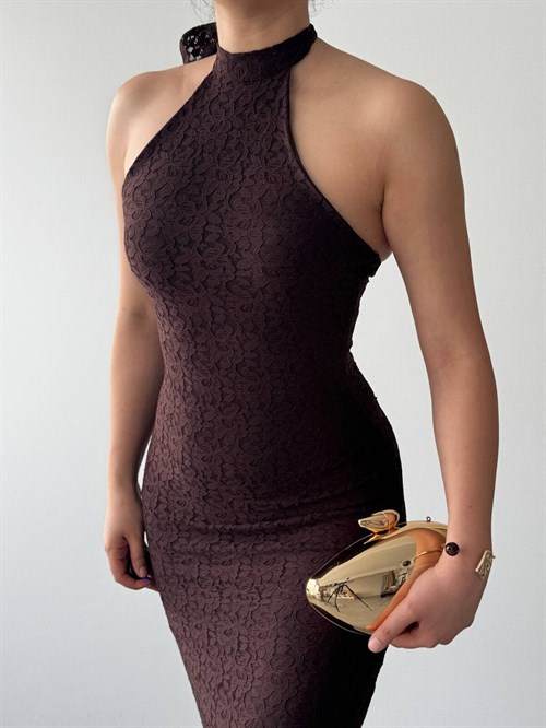 Jons Neck Tie Midi Dress