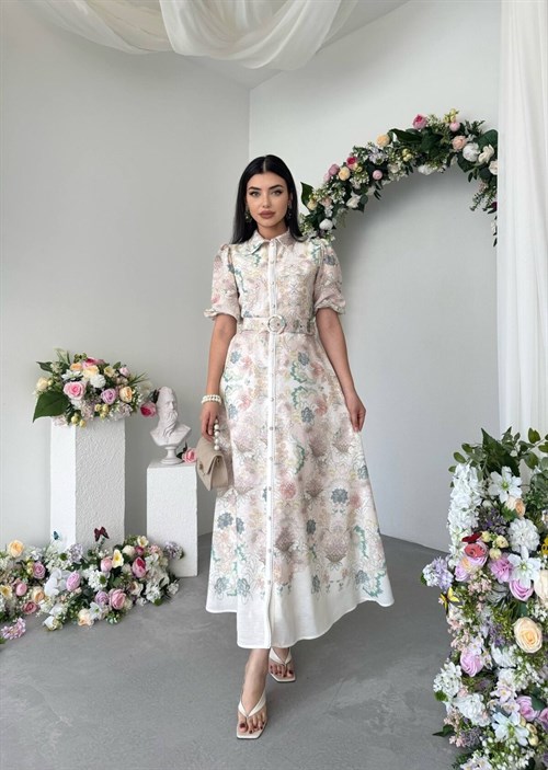 Jugen Dress with Pocket Detail - Floral