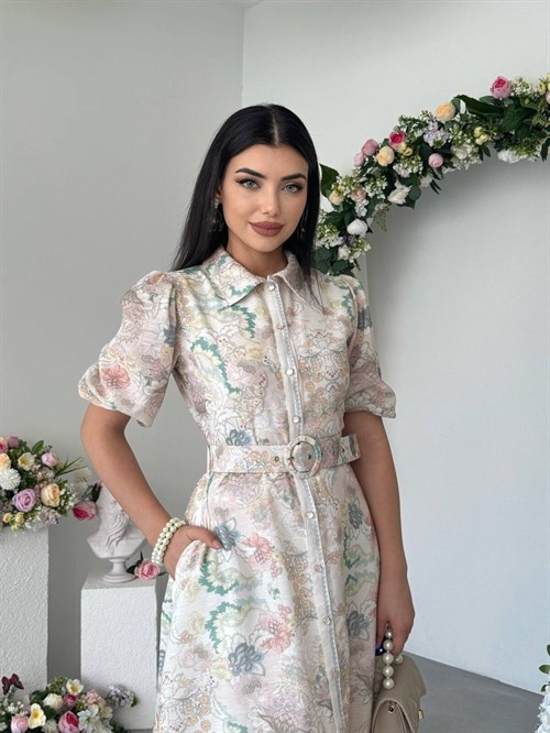 Jugen Dress with Pocket Detail - Floral