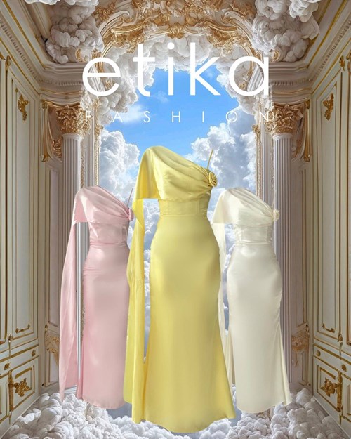 Junas Yaka Kuşağı Detaylıı Elbise