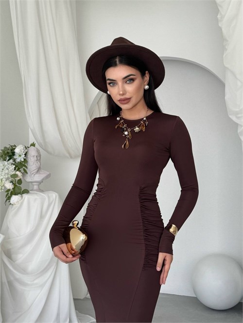 June Dress with Shirring Detail