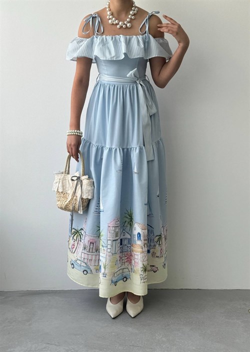 Junsa Dress with Belt Detail