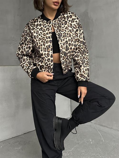 Cashmere Wholesale Coat - Stone Leopard
