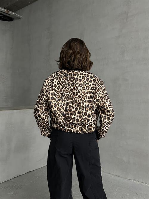 Cashmere Wholesale Coat - Stone Leopard