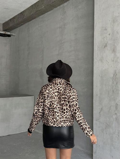 Cashmere Wholesale Coat - Stone Leopard