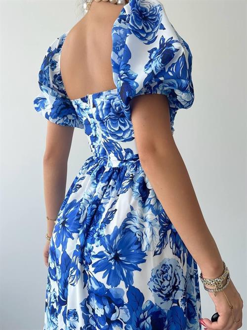 Wholesale Kassel Square Neck Short Sleeve Dress