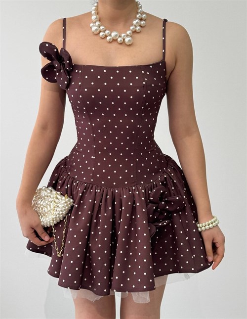 Keraj Dress with Floral Details