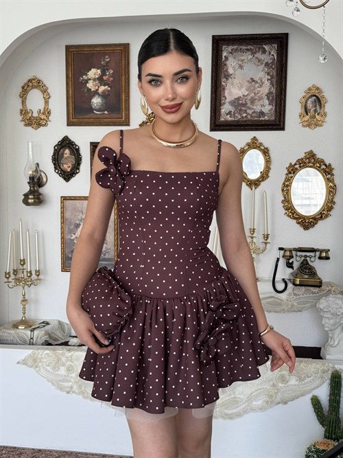 Keraj Dress with Floral Details