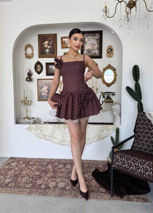 Keraj Dress with Floral Details