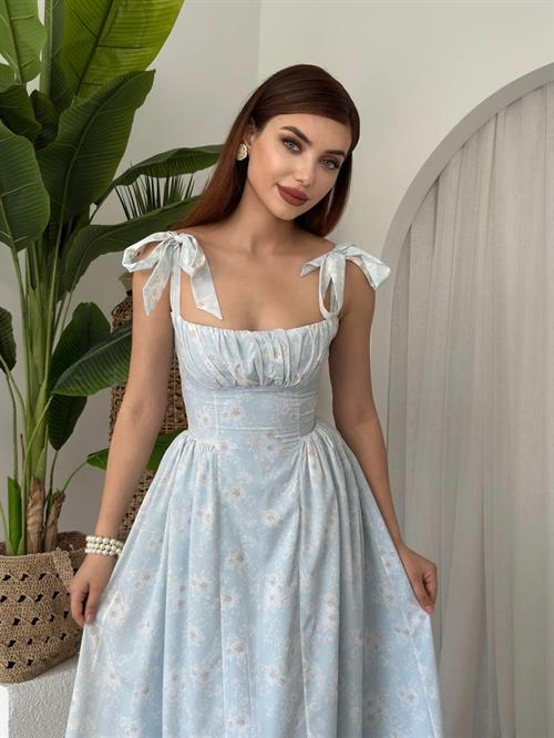 Khalesi Shoulder Tie Dress