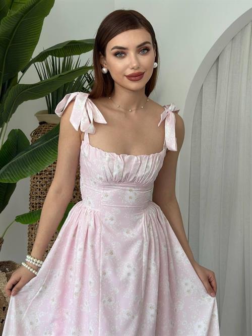Khalesi Shoulder Tie Dress