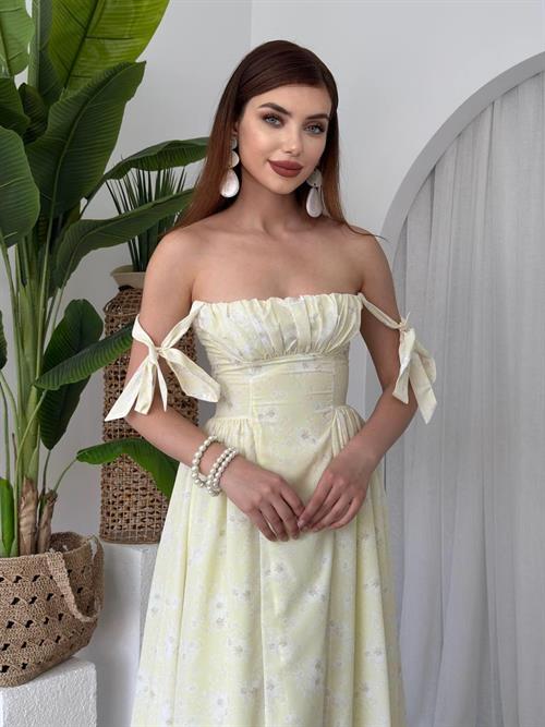 Khalesi Shoulder Tie Dress