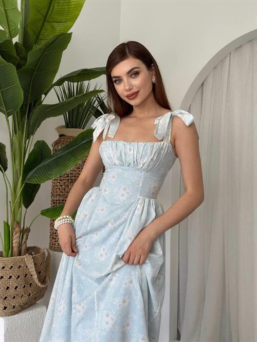 Khalesi Shoulder Tie Dress
