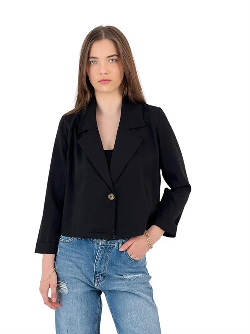 Short Cut Double Breasted Jacket