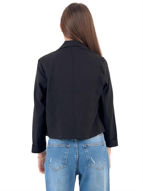 Short Cut Double Breasted Jacket