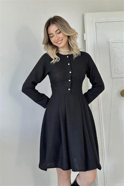 Wholesale Short Classic Dress - Black