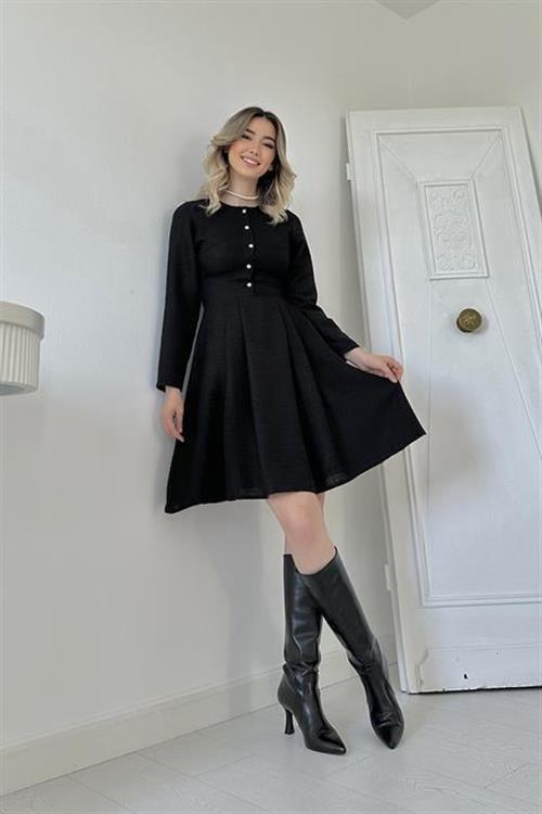 Wholesale Short Classic Dress - Black