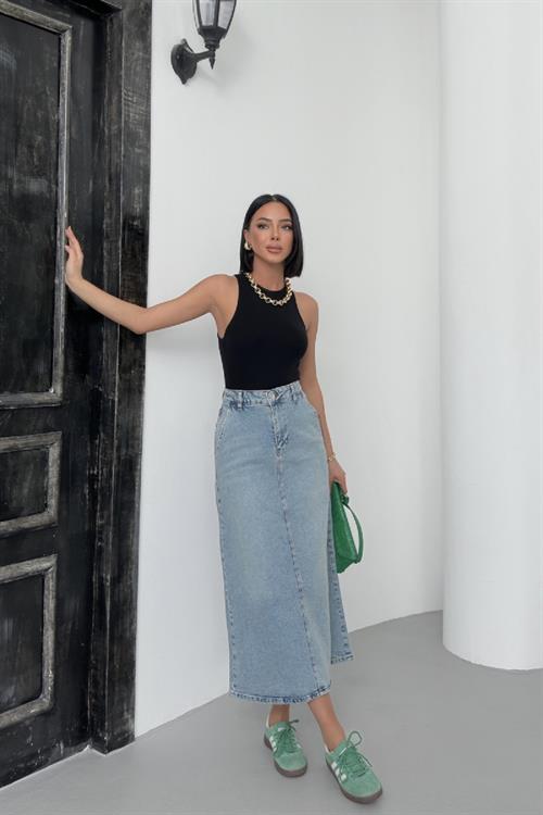 Classic Denim Skirt 1079-28-(36-44)