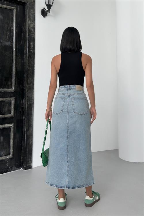 Classic Denim Skirt 1079-28-(36-44)