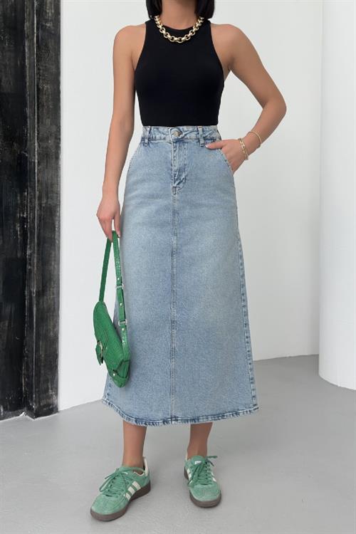 Classic Denim Skirt 1079-28-(36-44)