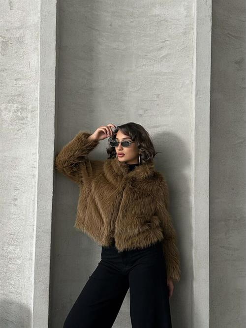 Fur Wholesale Coat - Coffee