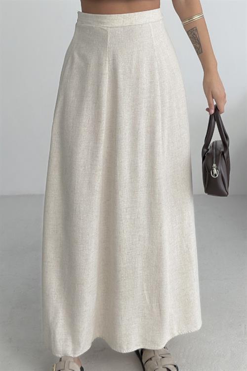 Lastikli Uzun Keten Etek HS104-80-(36-42-4)