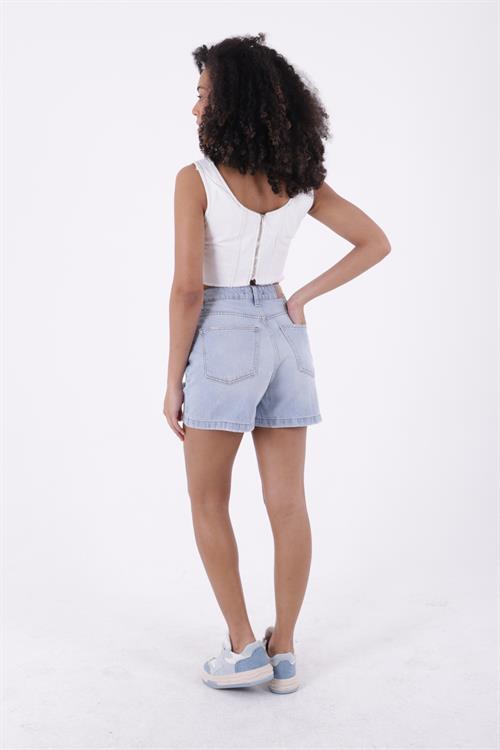 Lazerli Kot Şort 266-08-(S-XL-6)