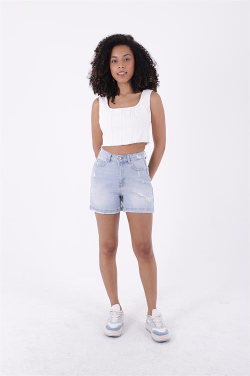 Lazerli Kot Şort 266-08-(S-XL-6)