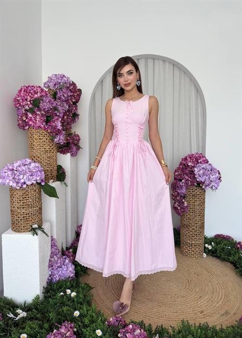 Lulo Lace Detailed Dress