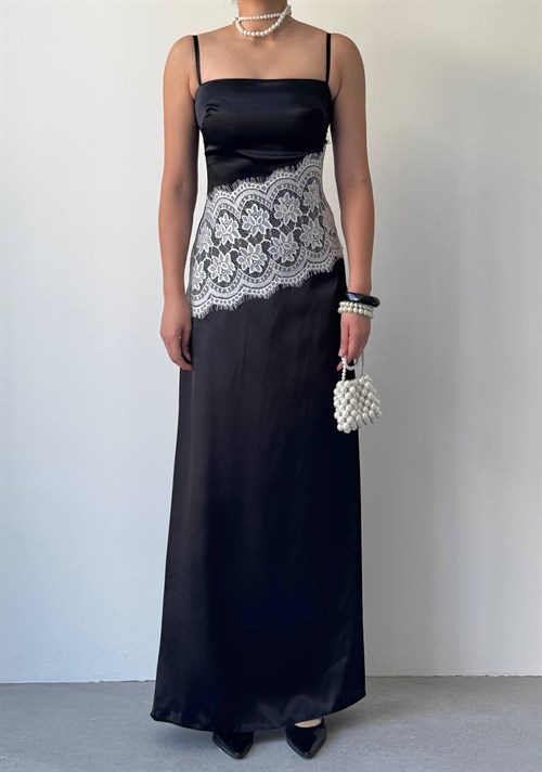 Lumes Paris Lace Detail Dress