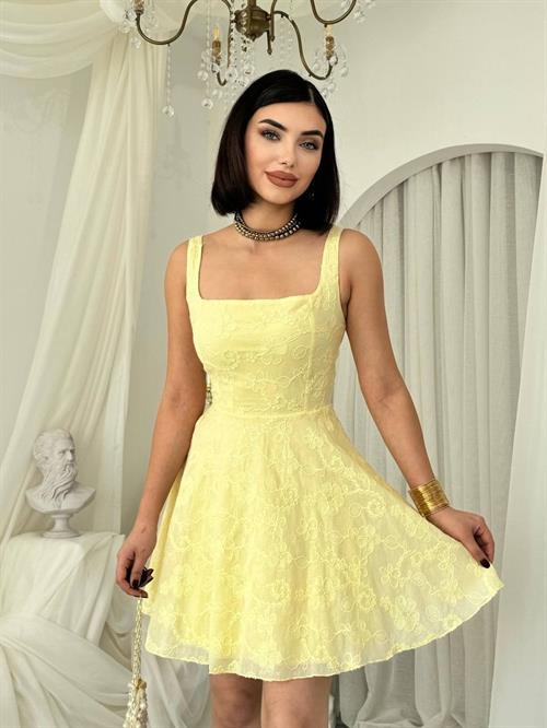 Lyro Flower Embroidered Dress