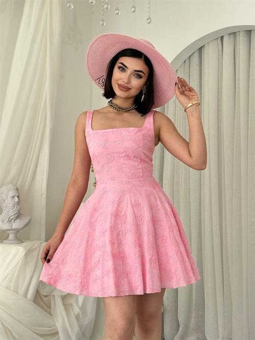 Lyro Flower Embroidered Dress