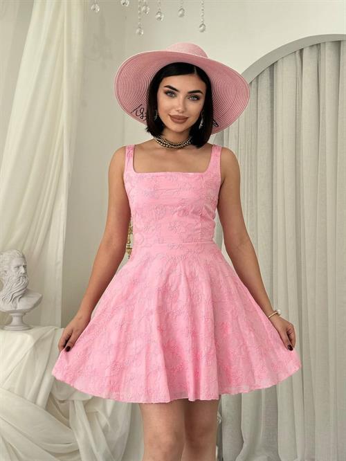Lyro Flower Embroidered Dress