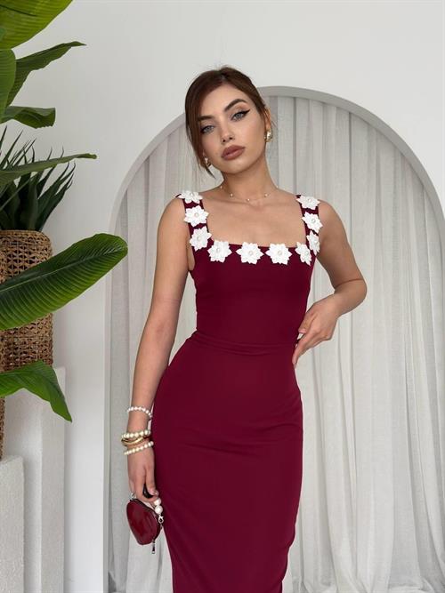 Ming Flower Detailed Dress