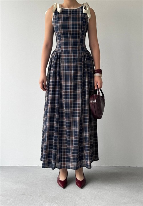 Mumu Dress with Bow Detail