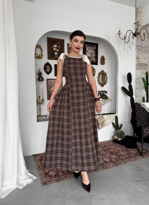 Mumu Dress with Bow Detail