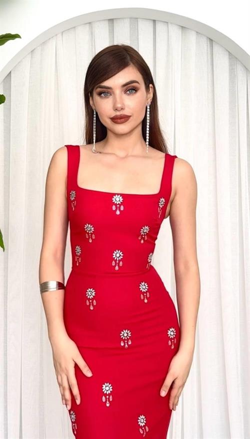 Ners Stone Detailed Dress