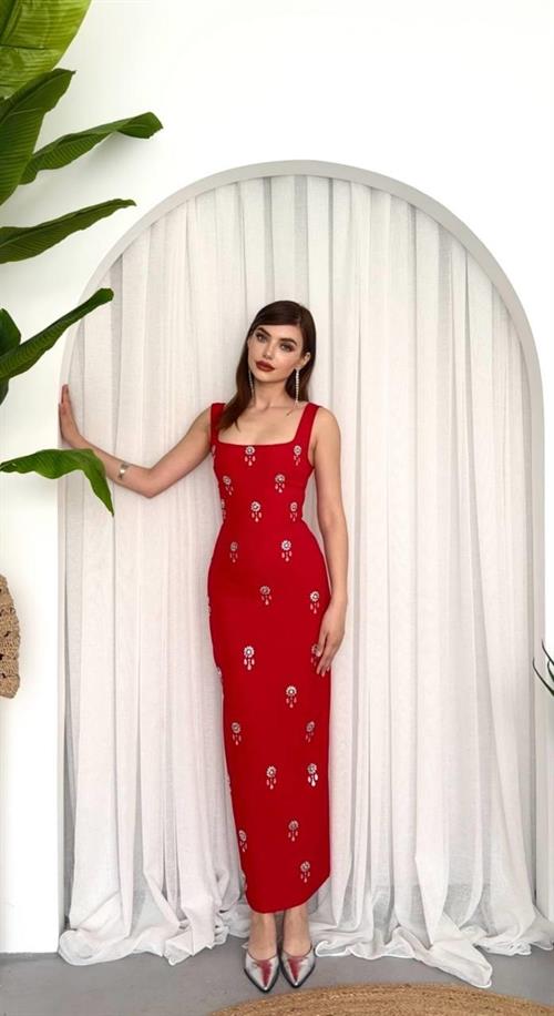 Ners Stone Detailed Dress