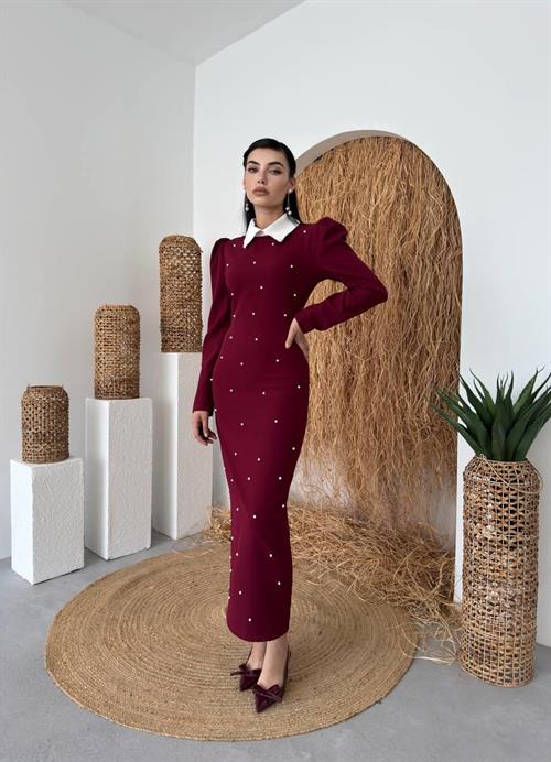 Noi Pearl Detailed Dress