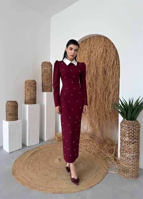 Noi Pearl Detailed Dress