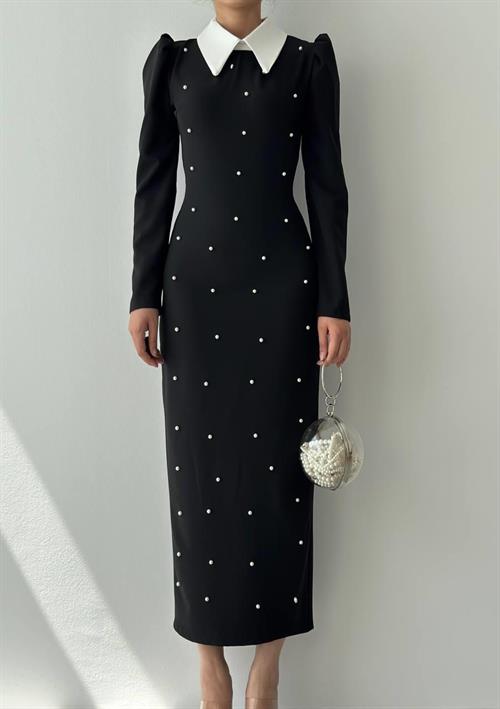 Noi Pearl Detailed Dress