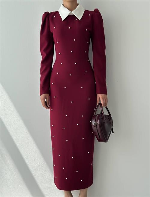 Noi Pearl Detailed Dress