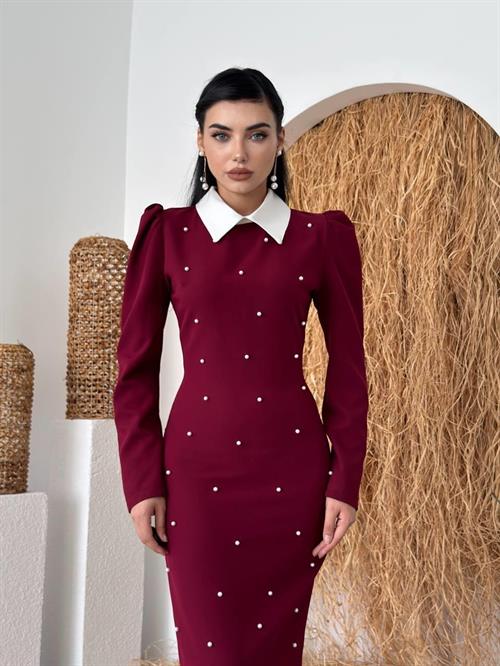 Noi Pearl Detailed Dress