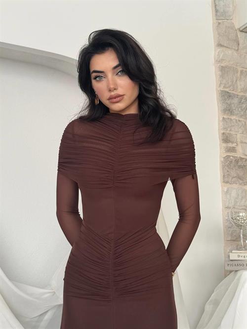 Novia Pleated Dress