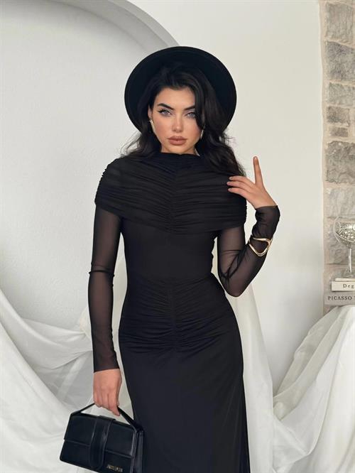 Novia Pleated Dress