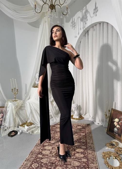 Oldes Shawl Detail Dress